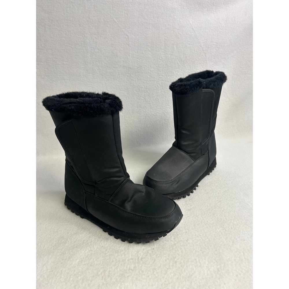 Winter Gorpcore JBU by Jambu Womens 8 Black Nelly 5 Faux Fur Trim Snow Boots